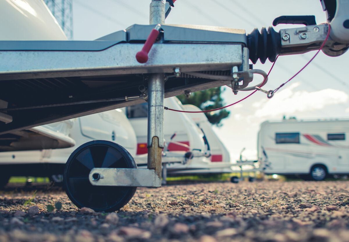 RV and camper van parking storage.