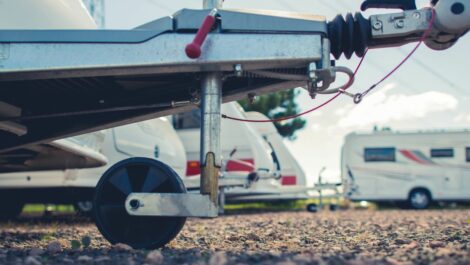 RV and camper van parking storage.